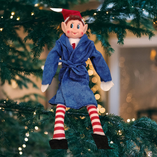 Costume Lutin Peignoir Bleu